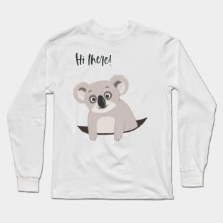 Baby one-size with Cute and funny  baby-koala Long Sleeve T-Shirt